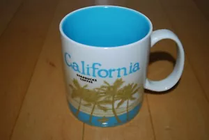 Starbucks Collector 2010 Series California 16oz Coffee Mug Palm Trees & Redwood - Picture 1 of 4