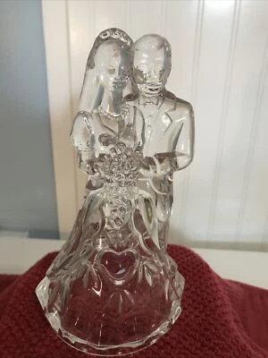 Topper de pastel de boda de cristal Foto 1 de 2