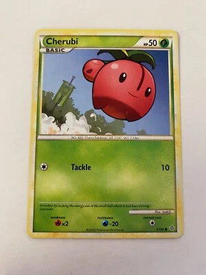 Cherubi 47/95 Pokemon HG & SS Unleashed Common Non Holo NM/MINT 2010 box-S2 - Image 1 of 2