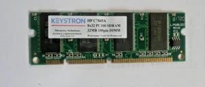 32MB 100-pin PC100 Printer Memory HP LaserJet C7845A 4000 4050 4100 4200 4300 - Afbeelding 1 van 2