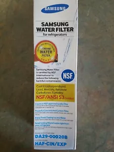 Filtro de agua para refrigerador GENUINO MARCA Samsung - da29-00020b, 1 paquete - Imagen 1 de 4