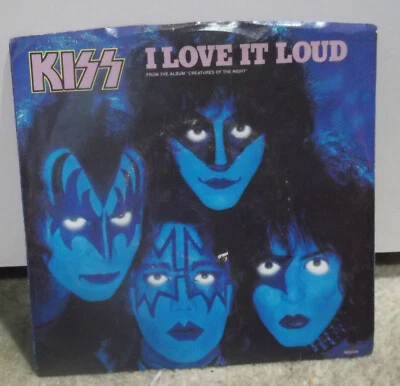 KISS 7" 45rpm single - "I LOVE IT LOUD / DANGER" - 1982 - Image 1 of 4