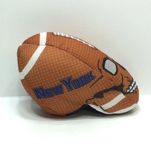 New York Football Skull 5" Plush Orange Gold Stuffed Toy Halloween New NWT - Picture 1 of 8