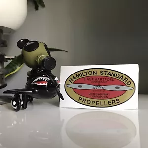 Hamilton Standard East Hartford 1932-1952 WWII Airplane Propeller Decal 5.5 x 3 - Picture 1 of 7