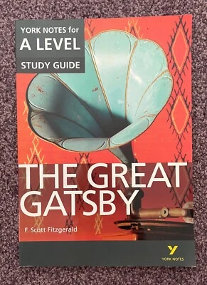 York Notes for A Level Study Guide book - The Great Gatsby - Image 1 of 3