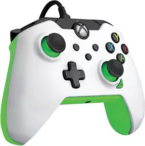 PDP Neon White Wired Xbox Controller + 1 Month FREE Game Pass Ultimate FAST POST - Picture 1 of 5