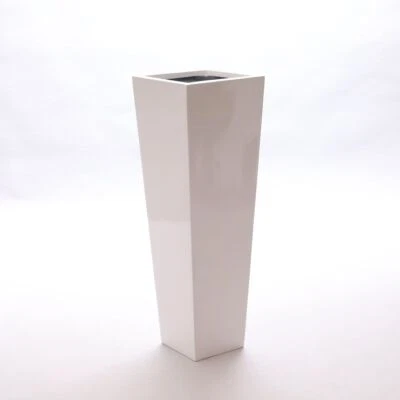 Elegant Einrichten | Pflanzkübel | Fiberglas | säule | konisch | 38x38x100cm | h - Bild 1 von 4