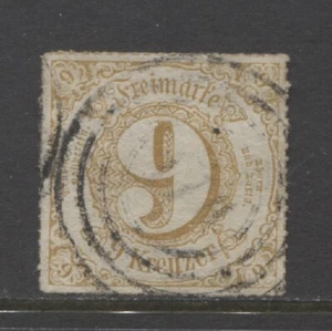 Germany States 1866 Thurn & Taxis 9 Kreuzer issue used, $ 65.00 - Picture 1 of 1