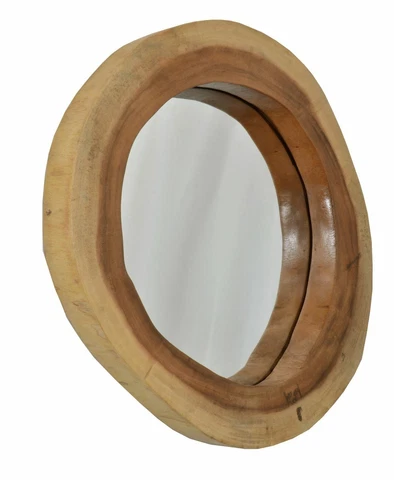 Large Rustic Natural Suar Wood Mirror Cover