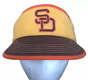 Vintage San Diego Padres Sports Specialties JUNGGES VISIER Mütze SD Baseball MLB - Bild 1 von 15