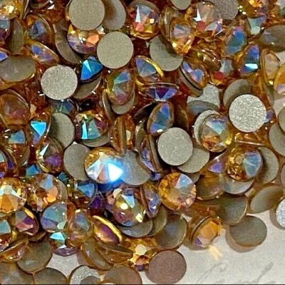 LIGHT TOPACIO SHIMMER 20ss 5mm IHC Austriaco 2088 Cristal Estrás Plano 144 Foto 1 de 4