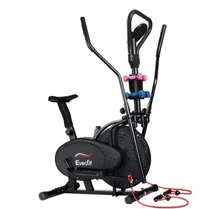 Everfit Exercise Bike 6 in 1 Elliptical Cross Trainer Home Gym Cardio Indoor NEW - Picture 1 of 8