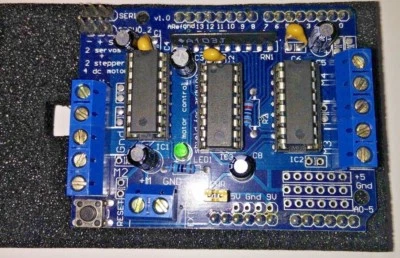 Motor Control Shield for Arduino, motor drive expansion board, UK stock - Image 1 of 4