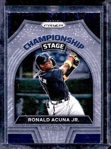 2022 Panini Prizm Championship Stage Ronald Acuna Jr Atlanta Braves #CS-1 - Bild 1 von 2