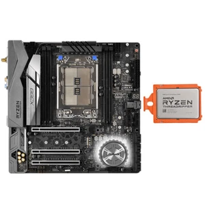 Asrock Taichi Ultra X399M Motherboard AMD Ryzen Threadripper 1920X 3.50GHz CPU - Picture 1 of 4