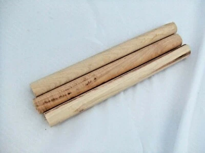 MICHIGAN ( Lot of 2 ) 1.2" x 13 " *PRO-GRADE* HICKORY Wood Dowel *Kiln Dried*