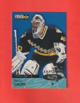 1997-98 Collector's Choice STARQUEST # SQ40 Patrick Lalime PITTSBURGH PENGUINS - Image 1 of 2