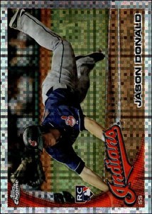 2010 Topps Chrome #180 Jason Donald   Rookie X-Fractor Cleveland Indians