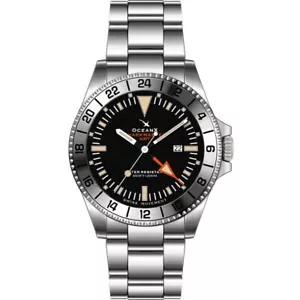 Orologio subacqueo uomo OceanX Sharkmaster GMT movimento svizzero 42 mm SMS-GMT-111 - Foto 1 di 5