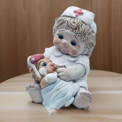 Figura de colección 1996 Dreamsicles junior enfermera con bebé oso arte fundido DK029 Foto 1 de 4