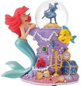 Little Mermaid 30th Anniversary Ariel Snow Dome Disney Free Shipping From  Japan