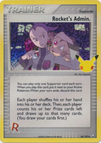 Rocket's Admin. - 86/109 (Classic Collection) Celebrations NM Pokemon TCG - Image 1 of 1