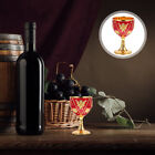  Retro Wine Glass Medieval Goblet Martini Tumbler Embossed Whisky