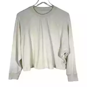 Vuori Women's Knit Long Sleeve Crewneck Sweatshirt Size M Cream*Read - Picture 1 of 6