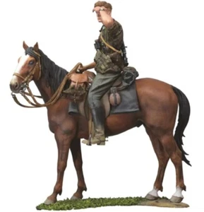 Kit Modelo Figura Resina 1/16 120mm Segunda Guerra Mundial Caballería Guerrero Sin Montar Sin Pintar - Imagen 1 de 2