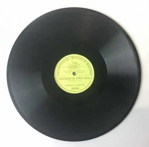 Caruso & Ancona Pescatori Di Perle 54134 Gramophone Monarch Record - Imagen 1 de 2