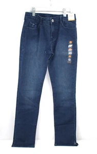 Gymboree Denim Jeans Adjustable Waist Super Skinny Straight Leg Girl Size 10 NWT - Picture 1 of 7