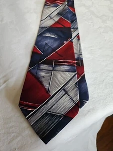 Pierre Cardin Abstract Tie 100% Silk Made in USA Multicolor WPL 13185 - Picture 1 of 4