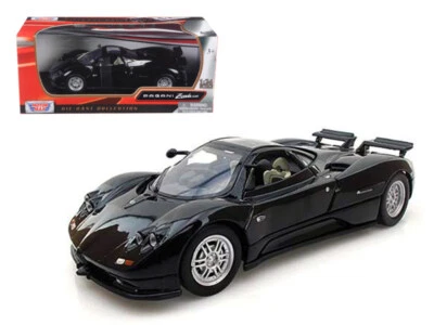1/24 MOTORMAX Pagani Zonda C12 Diecast Model Car Negro 73272 Foto 1 de 2