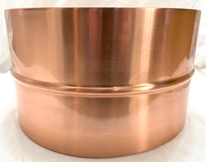 Copper 8x14 Snare Drum Shell w/Bead and Lacquer Finish - Picture 1 of 5