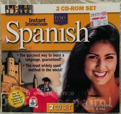 Instant Immersion Spanish, 2 CD Rom Set, PC & Mac - Image 1 of 4