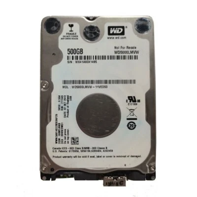 Western Digital 500GB WD5000LMVW-11VEDS0 2.5" USB 3.0 External Hard Disk Drive - Image 1 of 3