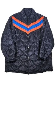 Gucci Men Size 52 Quilted Jacket Navy Blue Red Chevron Stripe NWT - Image 1 of 4