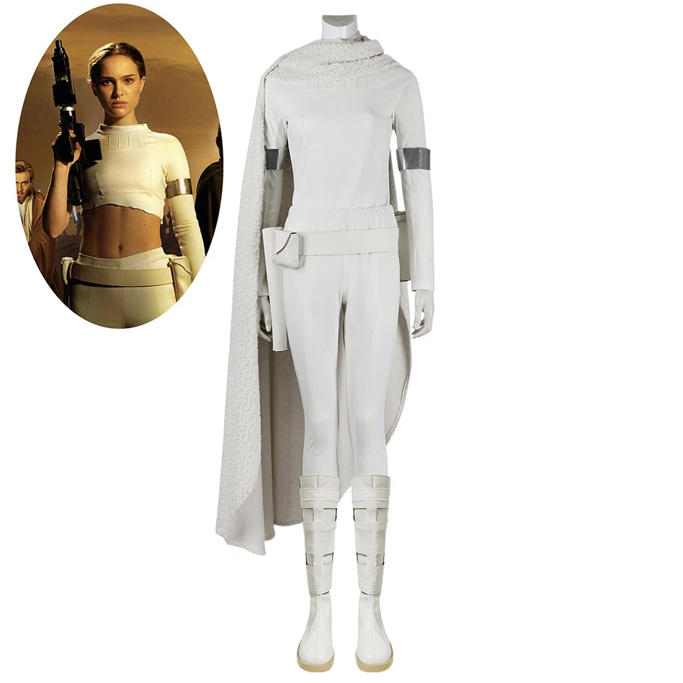 Disfraz de Padme Amidala Star Wars: Episodio II Cosplay Traje Ataque de los Clones Foto 1 de 4