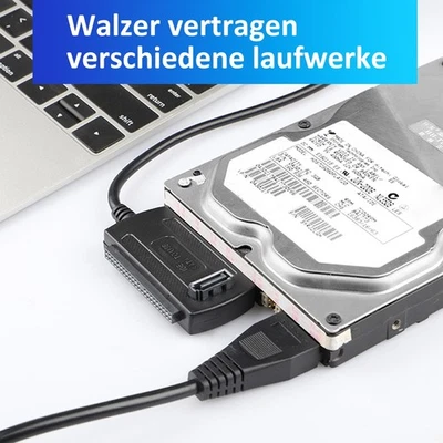 SATA/PATA/IDE Drive to USB 2.0 Adapter Converter Cable for 2.5/3.5 Hard Drive⭐⭐ - Bild 1 von 4