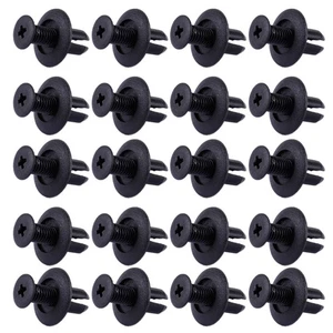 50pc Push Type Mud Guard Bumper Retainer Clips Screw Fit for Hyundai KIA wd - Picture 1 of 3