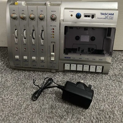 TASCAM MF-P01 Portastudio 4-Track Cassette Tape Recorder [custom pitch modded] - Image 1 of 4