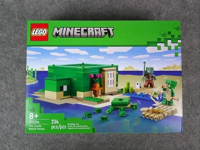 LEGO MINECRAFT LA TORTUGA CASA DE PLAYA 21254 - 234 PIEZAS NUEVO EN CAJA  Foto 1 de 3