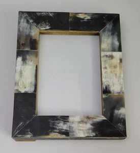 ¿Cuerno de marco de fotos rústico? Caballete trasero madera 4,5 X 6,5" - Imagen 1 de 7