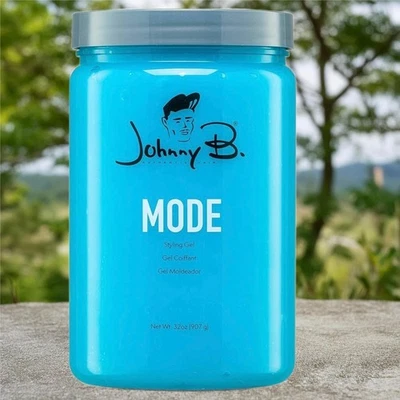 Johnny B. Mode Hair Styling Gel 32 Oz Medium Hold Wet Look Alcohol-free Unisex - Image 1 of 4
