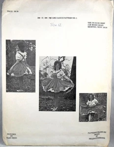 UNCUT Do-Si-Do Square Dance No. 1, bust 34 - Picture 1 of 2