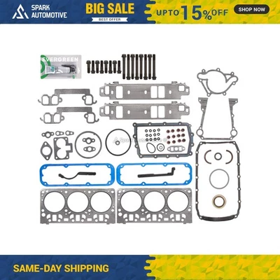 Full Gasket Set Head Bolts Fit 98-03 Dodge B1500 Dakota Durango Ram 1500 3.9 OHV - Image 1 of 4