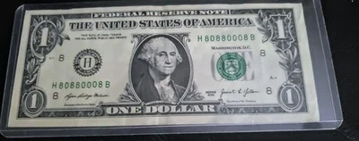 Non-Consecutive Double Quad Note Fancy In Good Condition $1.00 No Reserve - Image 1 of 2