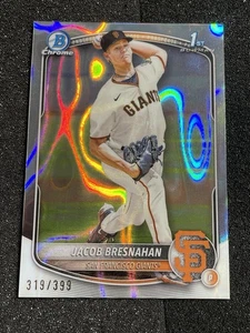 2025 Bowman - Chrome Prospects Jacob Bresnahan #BCP-53 Lava Refractor /399 - Picture 1 of 2