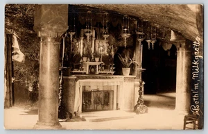 Postcard RPPC Bethlehem Grotto - Picture 1 of 2