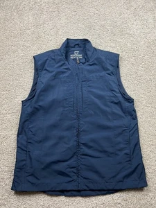SCOTTeVEST RFID Travel Vest Mens Large Blue TEC Pockets Outdoor Hiking - Picture 1 of 12